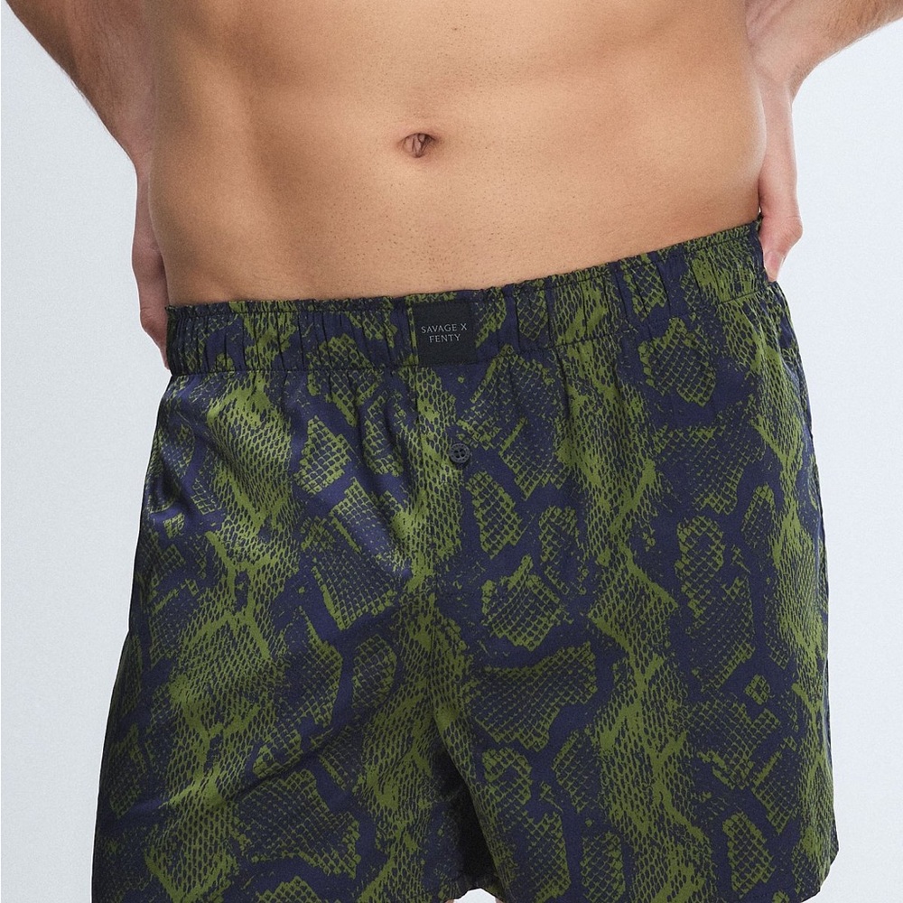 Savage X Fenty Men’s Satin Boxers - Picture 2 of 4